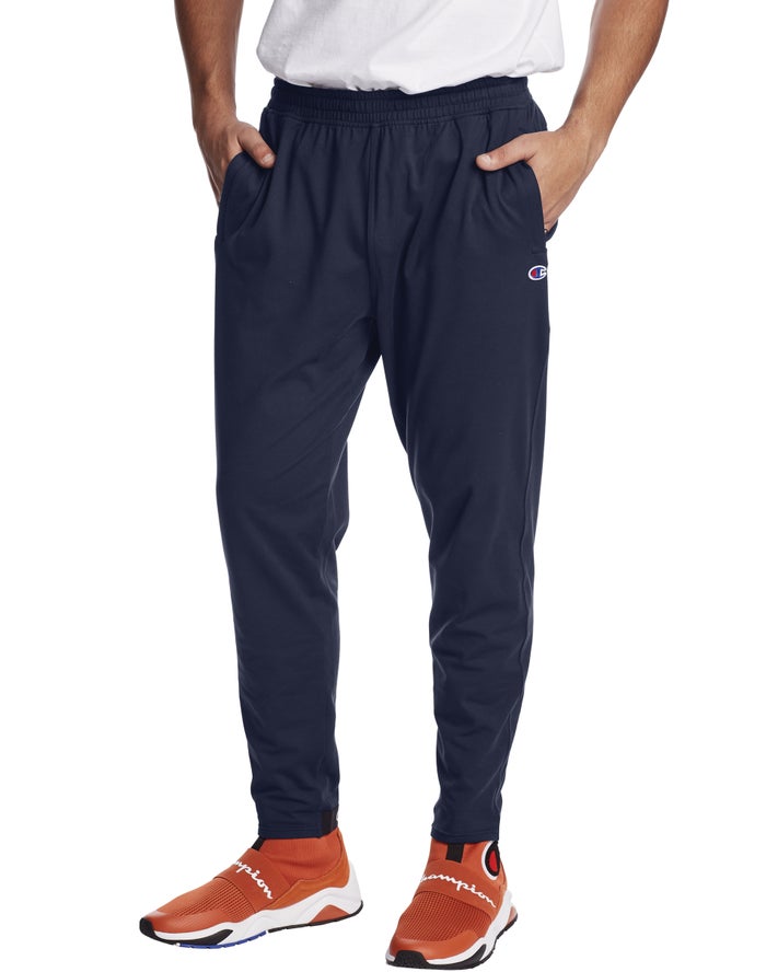 Champion Script Logo Trainingsbroek Heren - Donkerblauw - Belgie 8349HUQRG